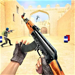 Скачать взлом Commando Gun Shooting Games [МОД Все открыто] на Андроид