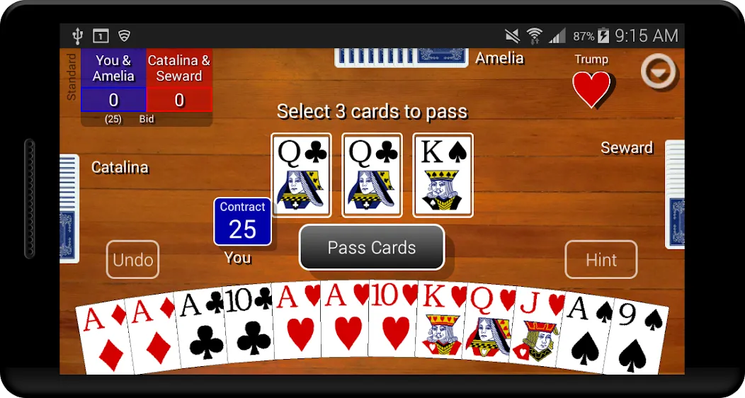 Pinochle Classic (Пиночл Классик)  [МОД Меню] Screenshot 5