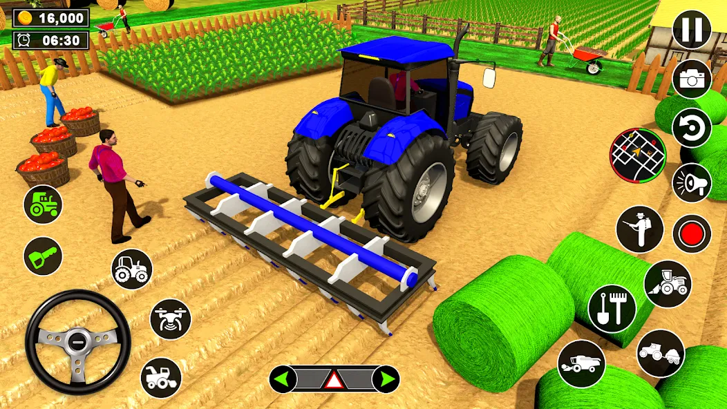 Real Tractor Driving Simulator (Реальный симулятор вождения трактора)  [МОД Все открыто] Screenshot 2