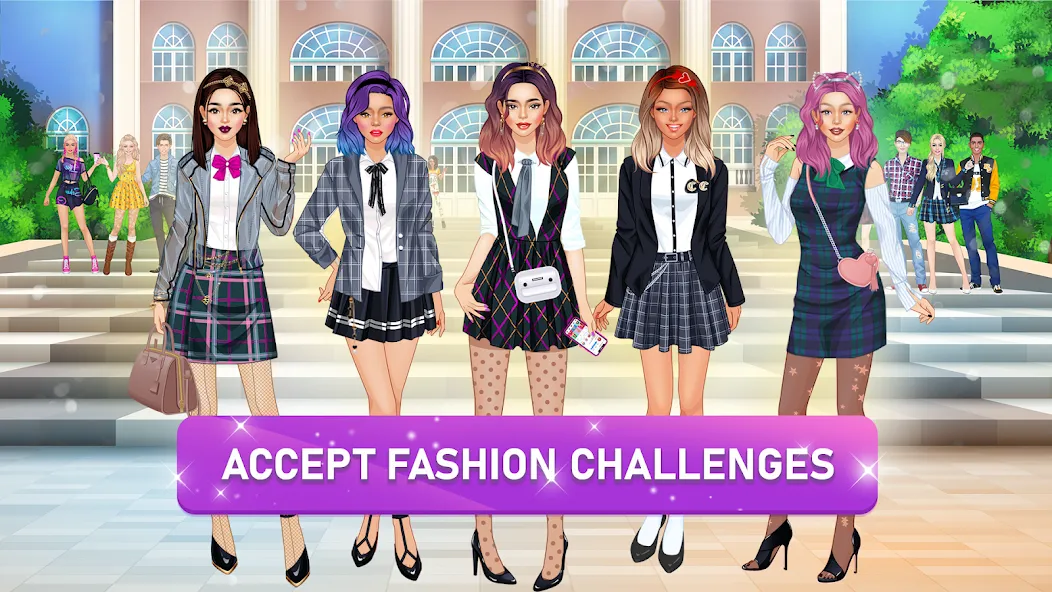 College Girls Team Makeover  [МОД Бесконечные монеты] Screenshot 1