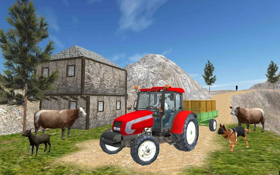 Tractor Driver 3D Farming Sim (Тракторист 3D Симулятор Фермерства)  [МОД Mega Pack] Screenshot 1