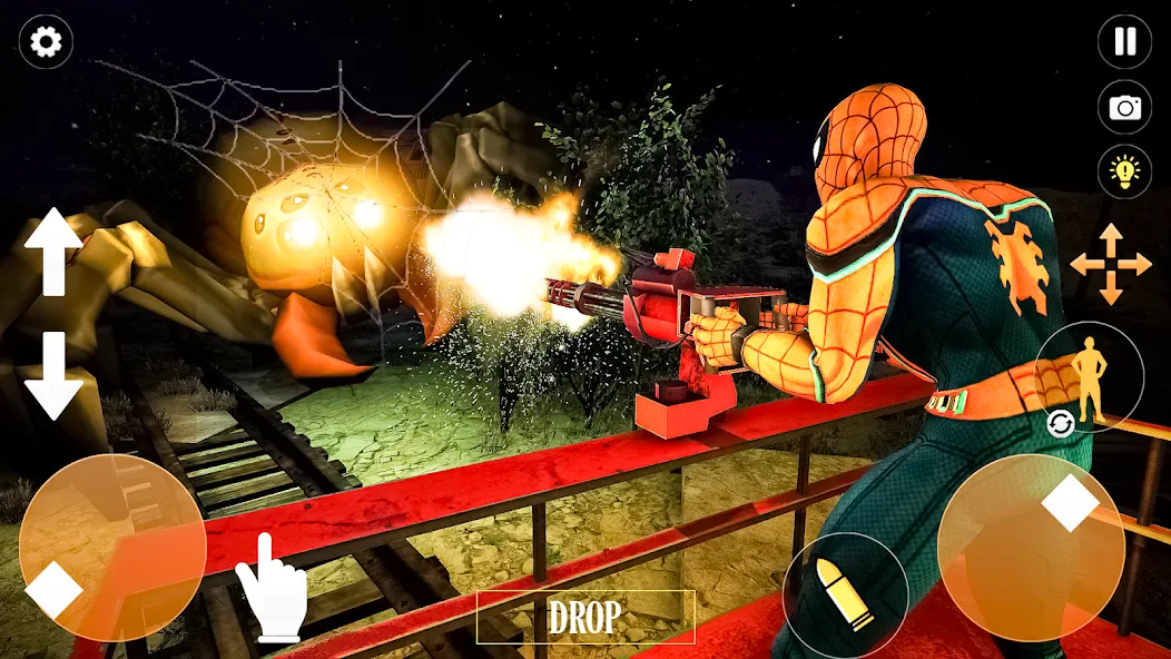 Horror Spider : Scary Train  [МОД Unlimited Money] Screenshot 2