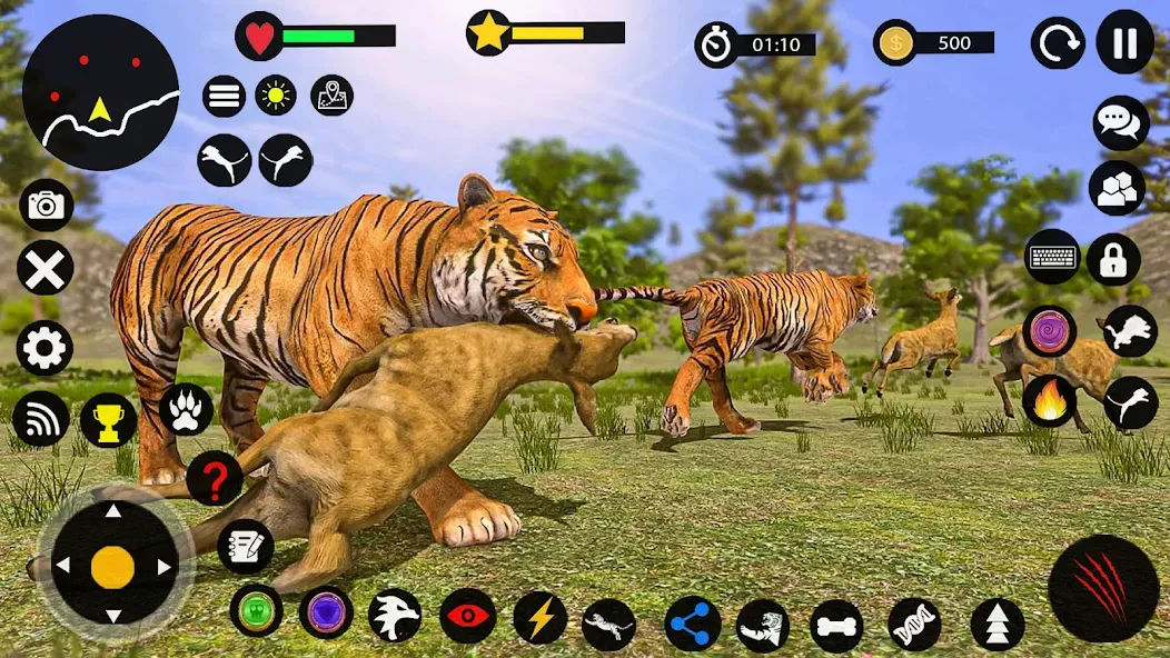 Tiger Games: Tiger Sim Offline  [МОД Бесконечные монеты] Screenshot 4