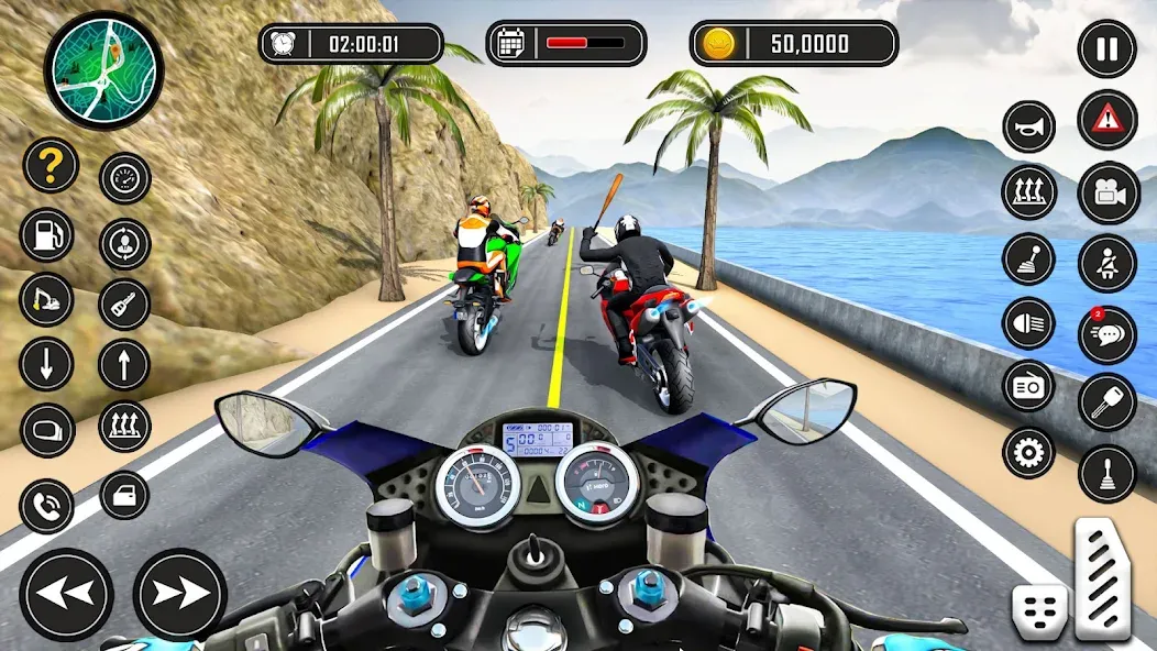 Bike Racing Games - Bike Game (Байк Рейсинг Геймс)  [МОД Много монет] Screenshot 1