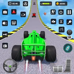 Скачать взлом Formula Car Stunt - Car Games (Формула автомобиль трюк)  [МОД Меню] на Андроид