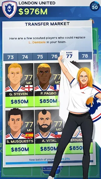 Idle Eleven - Soccer tycoon (Айдл Илевен)  [МОД Unlimited Money] Screenshot 4