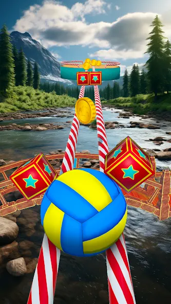 Fast Ball Jump - Going Ball 3d (Скай Болл Джамп)  [МОД Все открыто] Screenshot 2