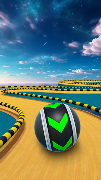 Fast Ball Jump - Going Ball 3d (Скай Болл Джамп)  [МОД Все открыто] Screenshot 3