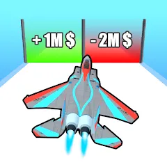 Скачать взлом Plane Evolution!  [МОД Бесконечные деньги] на Андроид