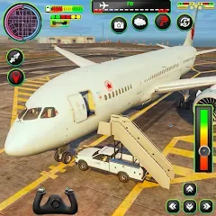 Скачать взлом Real Flight Sim Airplane Games (Реал Флайт Сим Авиасимуляторы игры на самолеты)  [МОД Много денег] на Андроид