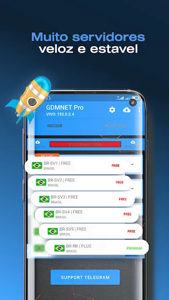 GDMNET Pro - Client VPN - SSH (ГДМНЕТ Про)  [МОД Меню] Screenshot 2