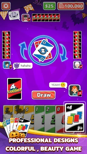 4 Colors Card Game (Цвета Карточная Игра)  [МОД Mega Pack] Screenshot 2