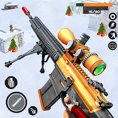 Скачать взлом Banduk Game - Sniper Gun Games (Снайперская Война 3D) [МОД Unlimited Money] на Андроид