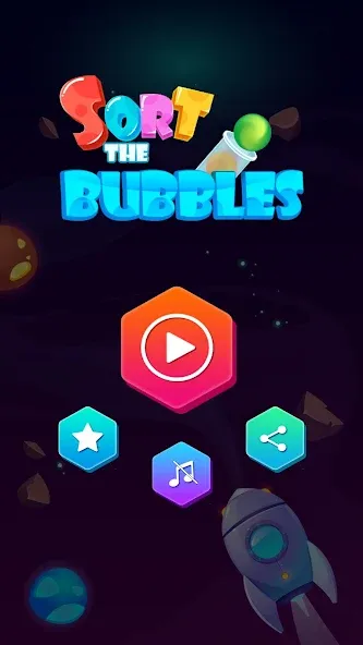 Ball Sort - Bubble Sort Puzzle (Болл Сорт)  [МОД Бесконечные монеты] Screenshot 1