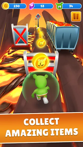 Gummy Bear Run: Running Games (Гамми Бер Ран)  [МОД Бесконечные деньги] Screenshot 4