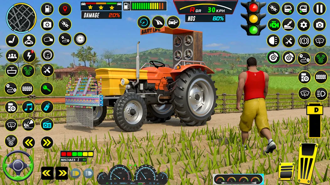 Farming Tractor Game Simulator (Фарминг Трактор Игра Симулятор)  [МОД Mega Pack] Screenshot 2