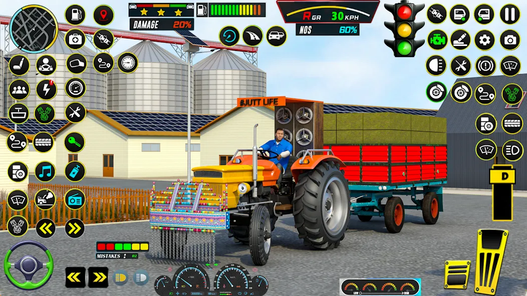 Farming Tractor Game Simulator (Фарминг Трактор Игра Симулятор)  [МОД Mega Pack] Screenshot 3