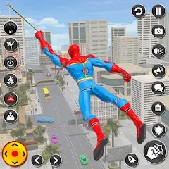 Скачать взлом Spider Rope Hero Spider Games [МОД Много монет] на Андроид