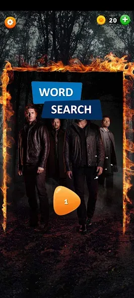 Supernatural Word Search (упернатуральный поиск слов)  [МОД Unlimited Money] Screenshot 1