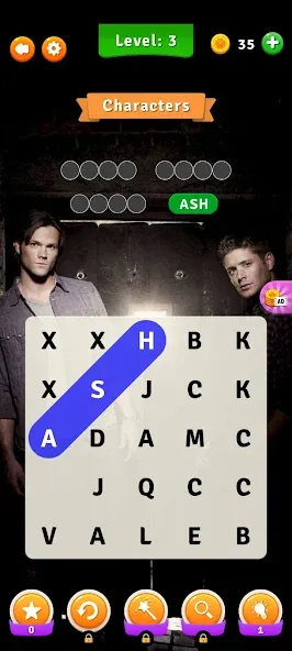 Supernatural Word Search (упернатуральный поиск слов)  [МОД Unlimited Money] Screenshot 2