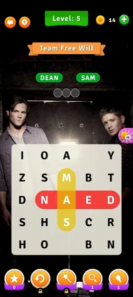 Supernatural Word Search (упернатуральный поиск слов)  [МОД Unlimited Money] Screenshot 3