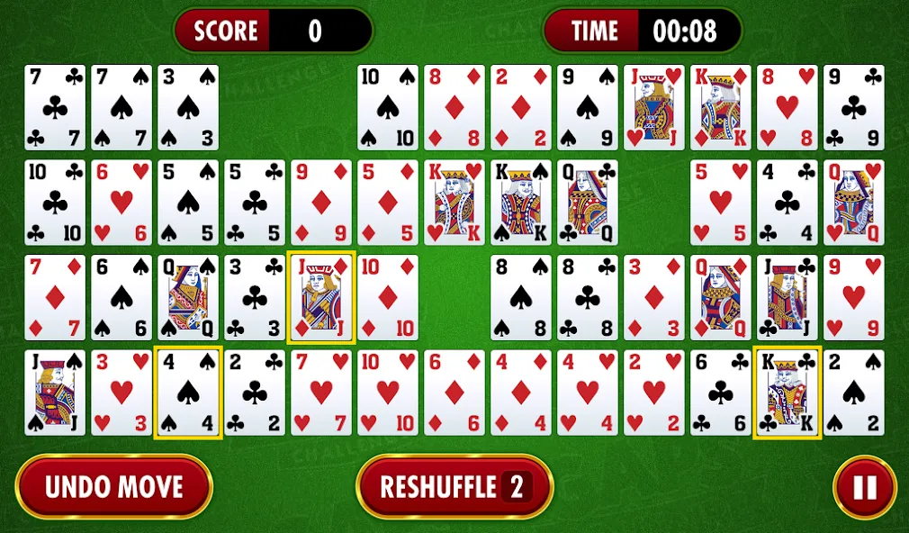 Gaps Solitaire Challenge (Гапс Солитер Челлендж)  [МОД Mega Pack] Screenshot 4