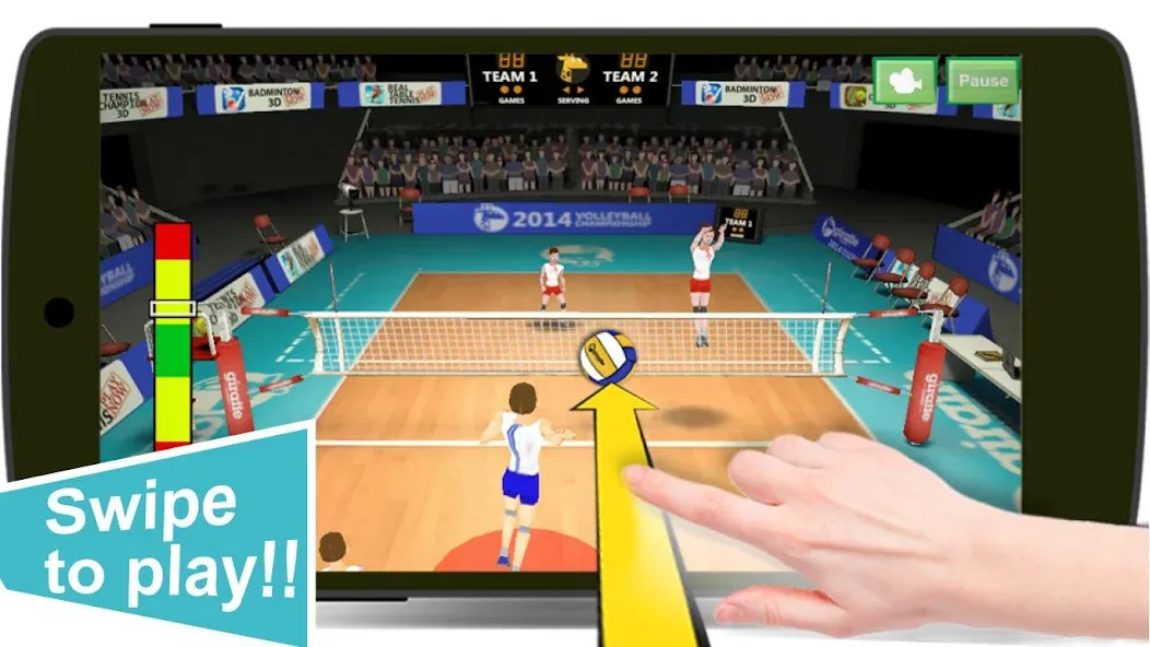 Volleyball Champions 3D - Onli  [МОД Unlimited Money] Screenshot 2