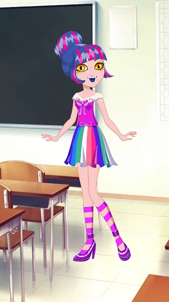 Pony College Student Dress Up (Пони Студент Колледжа Одеваются)  [МОД Много монет] Screenshot 3