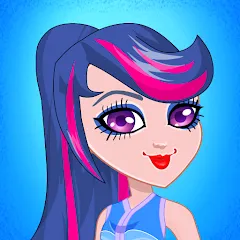 Скачать взлом Pony College Student Dress Up (Пони Студент Колледжа Одеваются) [МОД Много монет] на Андроид