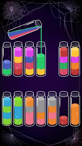 Soda Sort: Water Color Puzzle (Сода Сорт)  [МОД Много денег] Screenshot 5