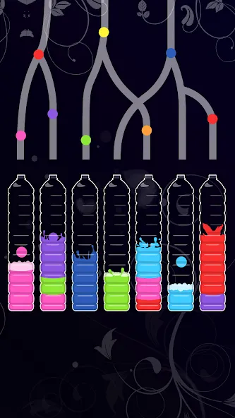 Water Sort - Color Puzzle Game (Уотер Сорт)  [МОД Бесконечные монеты] Screenshot 3