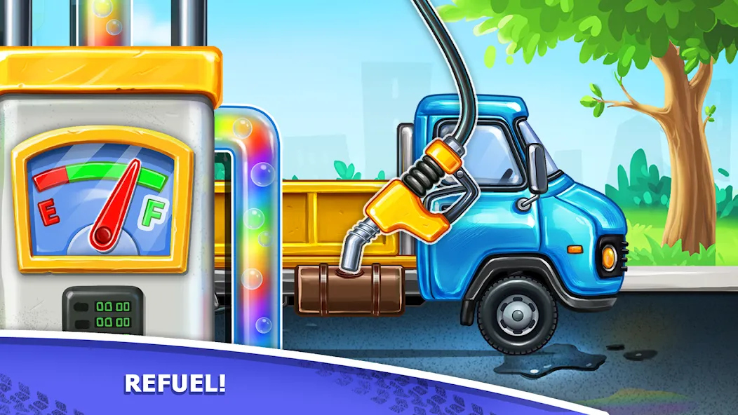 Kids truck games Build a house  [МОД Меню] Screenshot 3