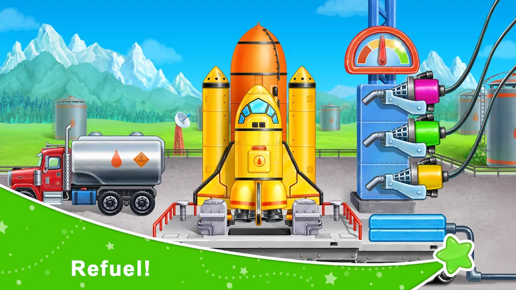 Rocket 4 space games Spaceship  [МОД Меню] Screenshot 2