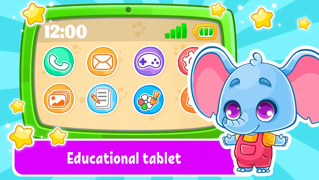 Babyphone & tablet: baby games  [МОД Много денег] Screenshot 1