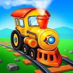 Скачать взлом Train Games for Kids: station [МОД Mega Pack] на Андроид