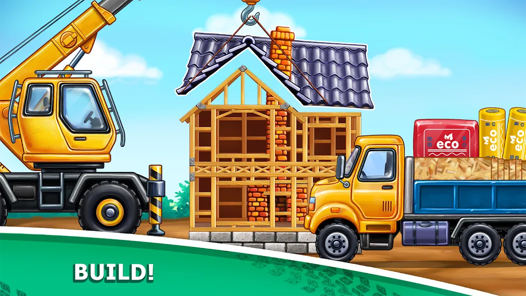 Truck games - build a house  [МОД Unlocked] Screenshot 4