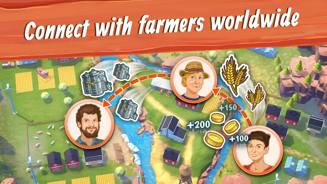 Big Farm: Mobile Harvest (Биг Фарм)  [МОД Бесконечные деньги] Screenshot 5