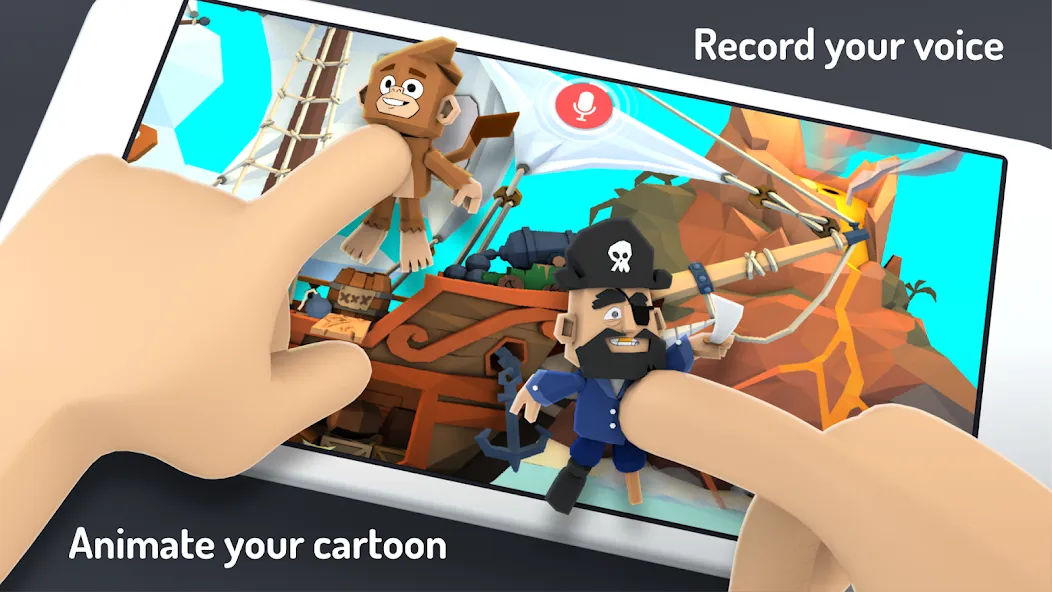 Toontastic 3D (Тунтастик 3D)  [МОД Бесконечные деньги] Screenshot 1