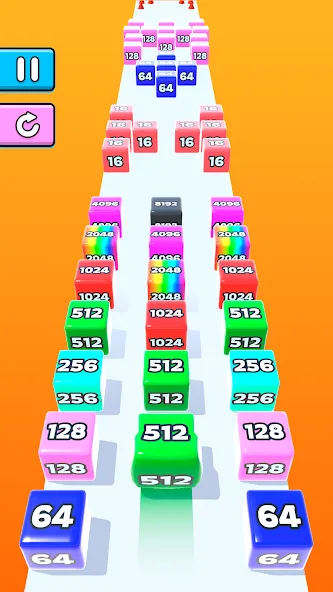 Jelly Run 2048 (Джелли Ран 2048)  [МОД Unlimited Money] Screenshot 2