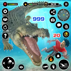 Скачать взлом Animal Crocodile Attack Sim (Энимал Крокодайл Аттак Сим) [МОД Бесконечные деньги] на Андроид