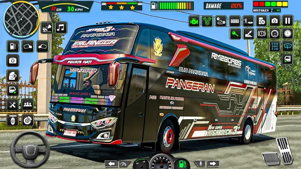 Public Coach Bus Driving Game (Паблик Коуч Бас Драйвинг Гейм)  [МОД Меню] Screenshot 3