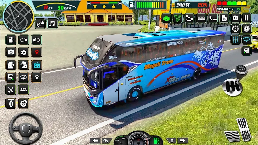 Public Coach Bus Driving Game (Паблик Коуч Бас Драйвинг Гейм)  [МОД Меню] Screenshot 4