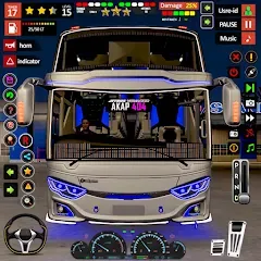 Скачать взлом Public Coach Bus Driving Game (Паблик Коуч Бас Драйвинг Гейм)  [МОД Меню] на Андроид