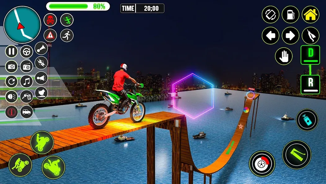 GT Bike Racing Game Moto Stunt (ДжиТи Байк Рейсинг Гейм Мото Стант)  [МОД Все открыто] Screenshot 4