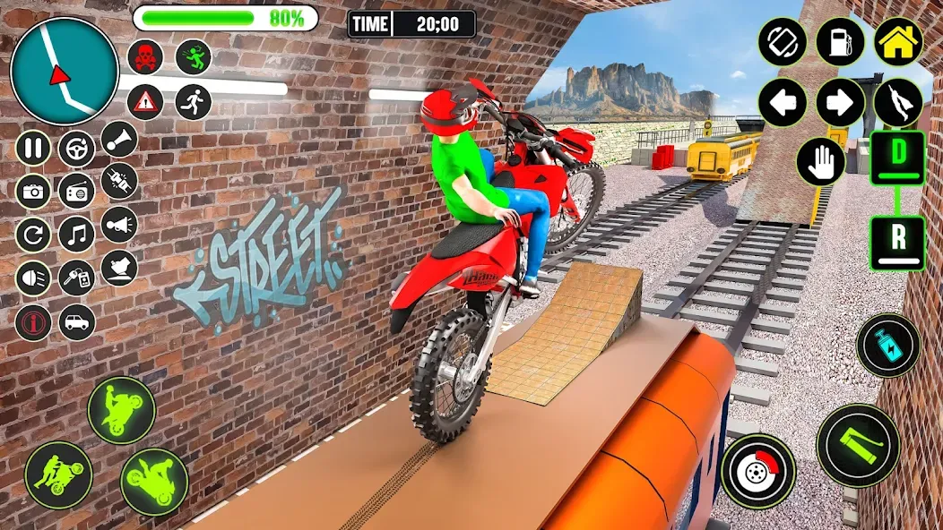 GT Bike Racing Game Moto Stunt (ДжиТи Байк Рейсинг Гейм Мото Стант)  [МОД Все открыто] Screenshot 5