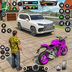 Скачать взлом GT Bike Racing Game Moto Stunt (ДжиТи Байк Рейсинг Гейм Мото Стант)  [МОД Все открыто] на Андроид