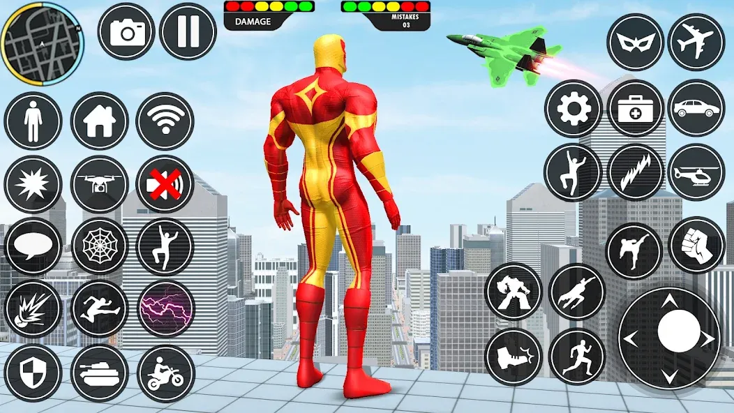 Rope Hero: Speed Hero Games (Роуп Хиро)  [МОД Много денег] Screenshot 2