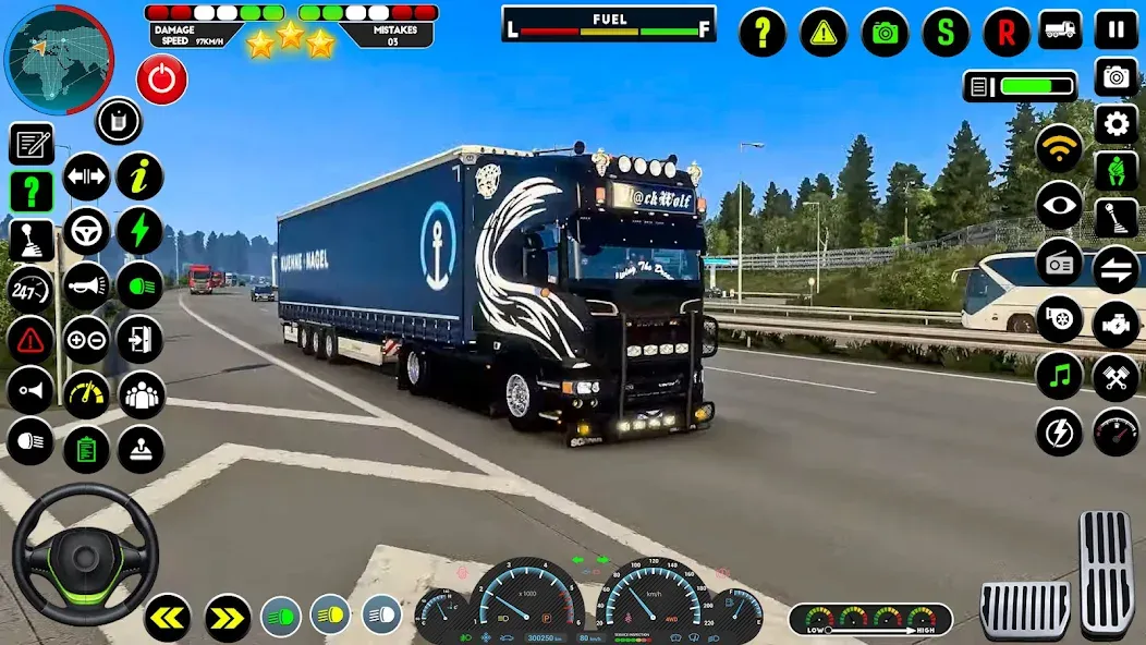 Truck Driving Euro Truck Game  [МОД Все открыто] Screenshot 4