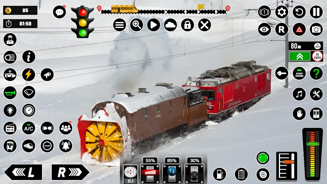 Railway Train Simulator Games  [МОД Unlocked] Screenshot 4