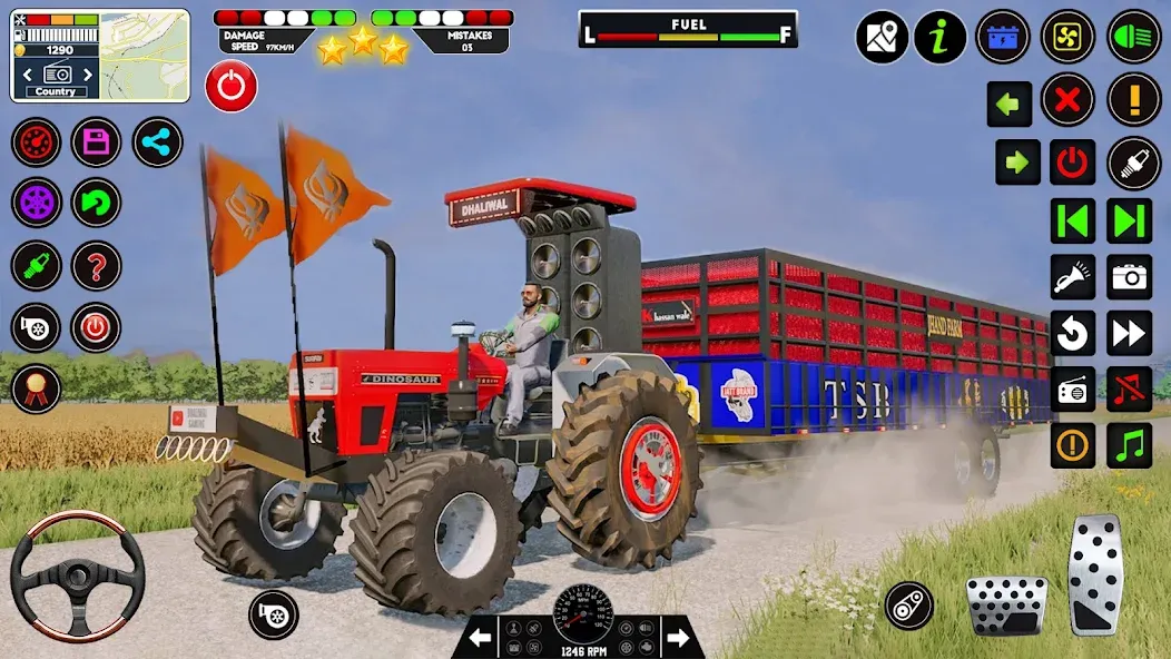 Tractor Driving - Tractor Game  [МОД Все открыто] Screenshot 1